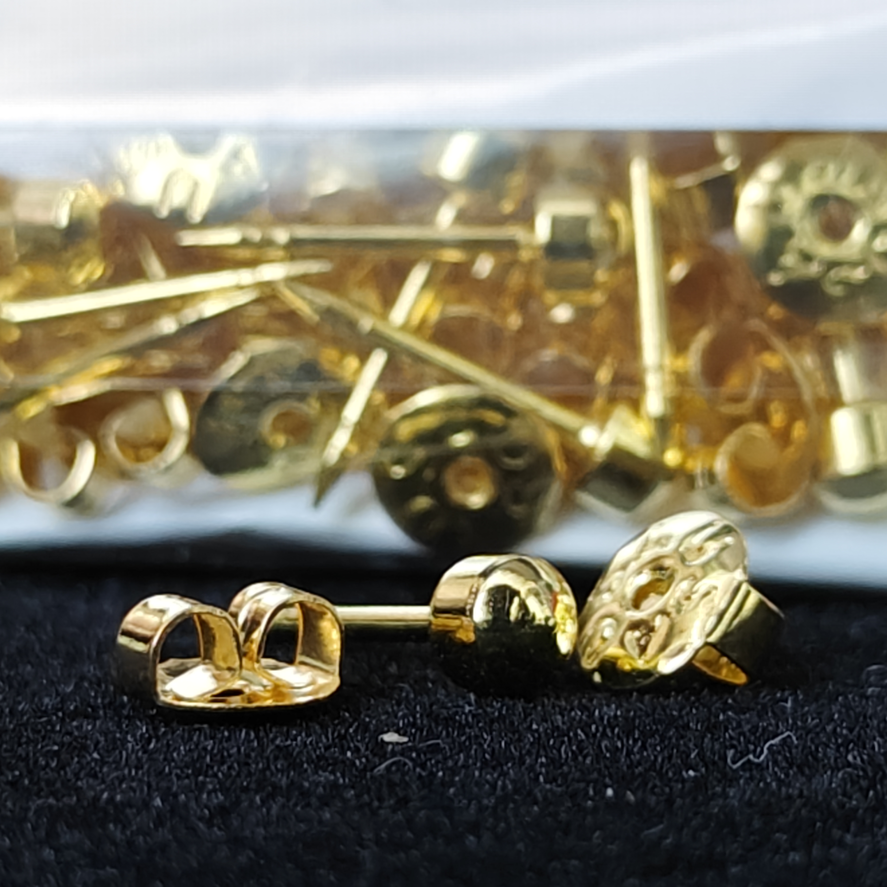 Ear Piercing Studs (Golden)