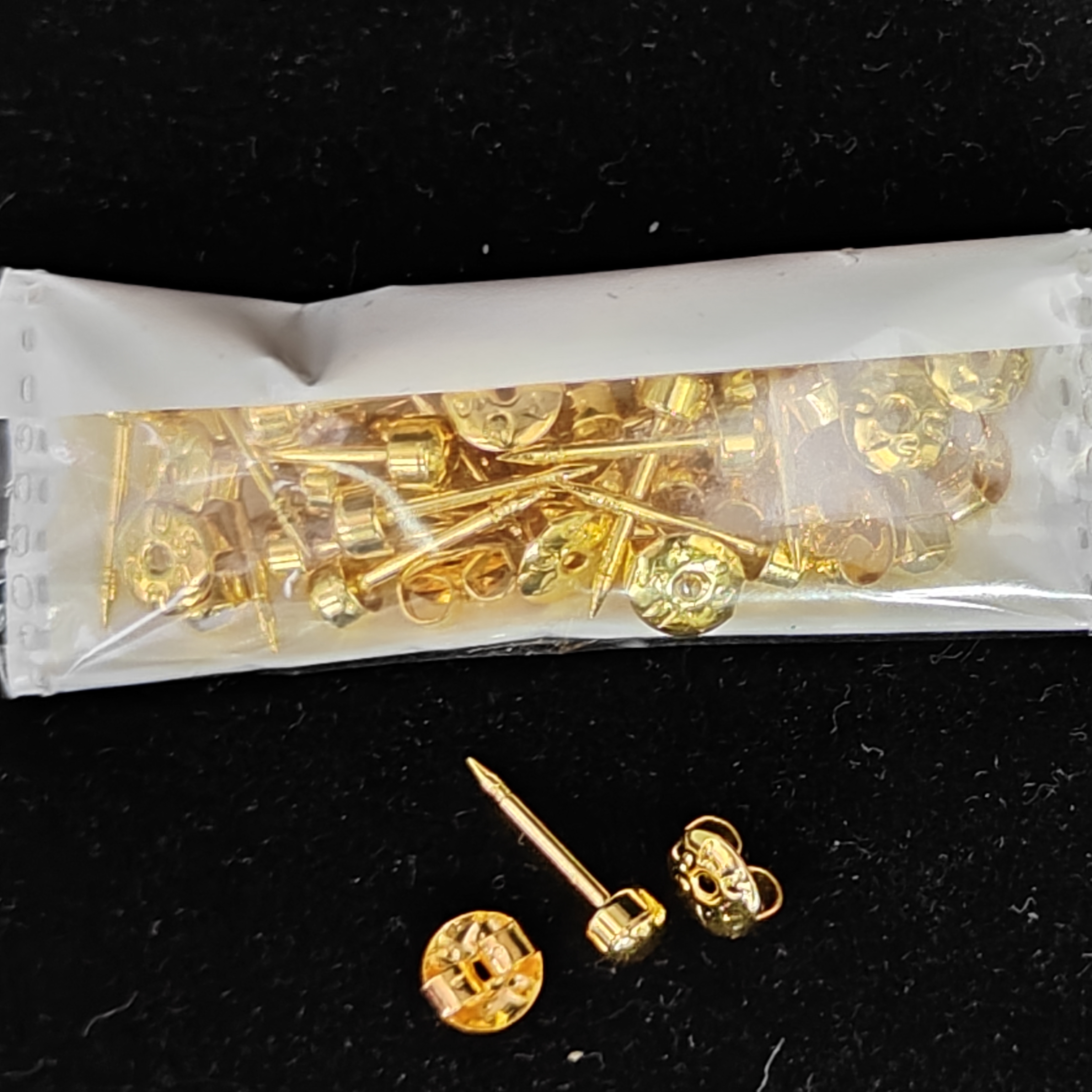 Ear Piercing Studs (Golden)